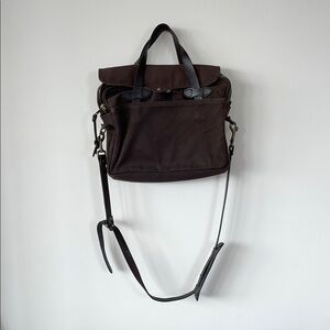 Filson Dark Brown Men's Messenger Bag